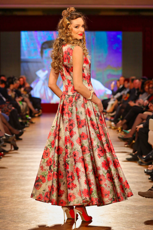 Rochie jacquard T-48